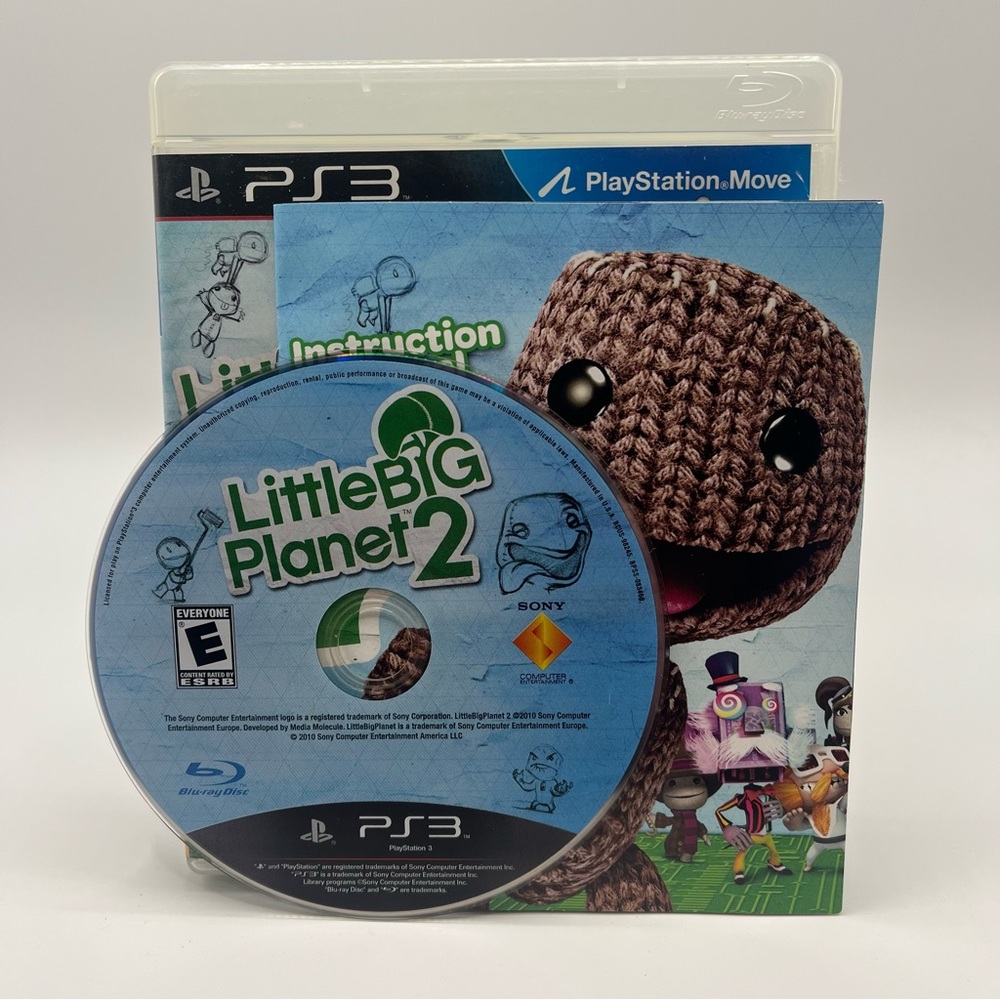 LittleBigPlanet 2 (Sony PlayStation 3(PS3),2011) TESTED - Working - CIB
